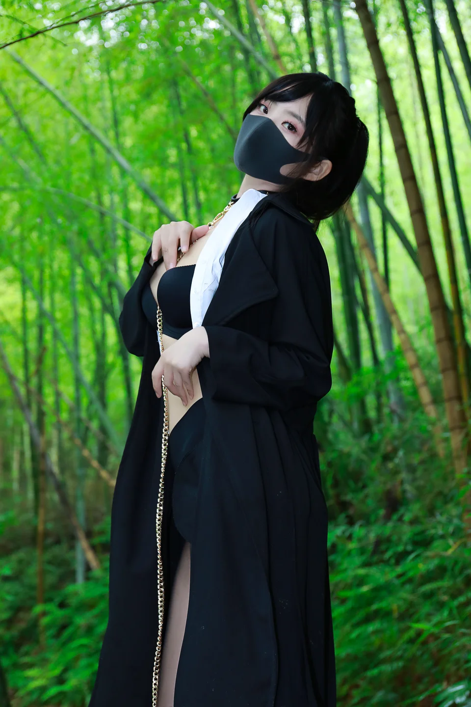 李佳 - No.010 黑百褶裙森林 [58P-348MB] tg@simisebaisi 【丝足阁】040.webp